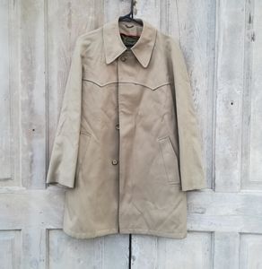 Vintage Tan Trench Coat